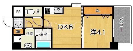 グランカーサ高井田の間取り写真