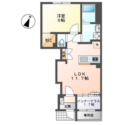 東急田園都市線 溝の口駅 バス乗車時間：12分 最寄りバス停で下車 徒歩8分 2階建 築1年の間取り写真