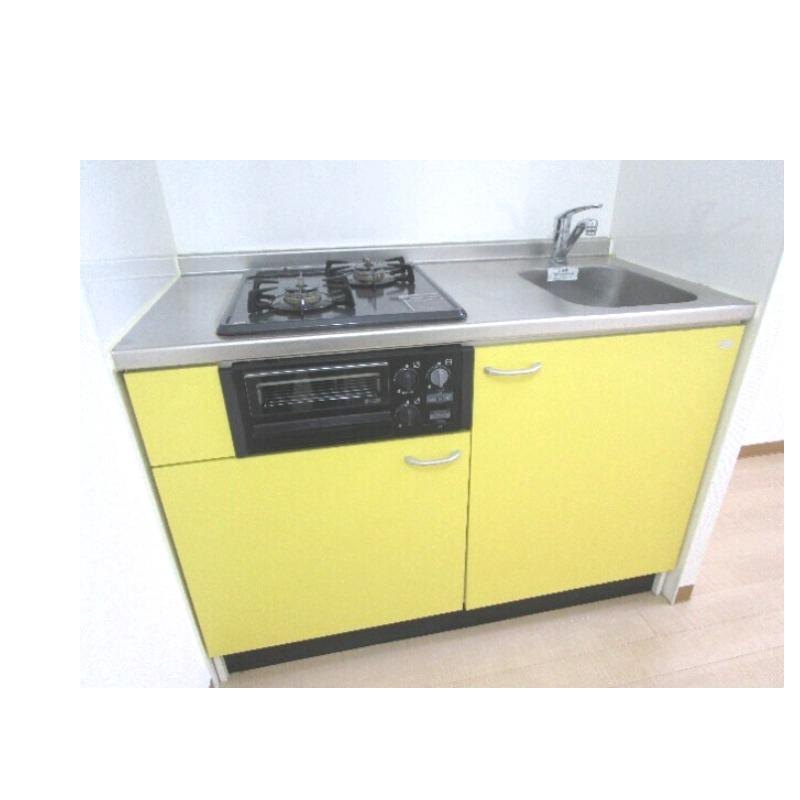 キッチン　調理スペース確保のキッチンです。