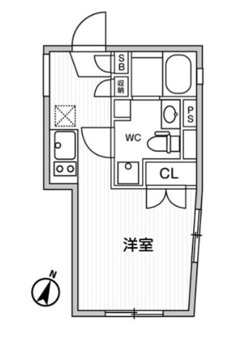 FARE恵比寿の間取り写真