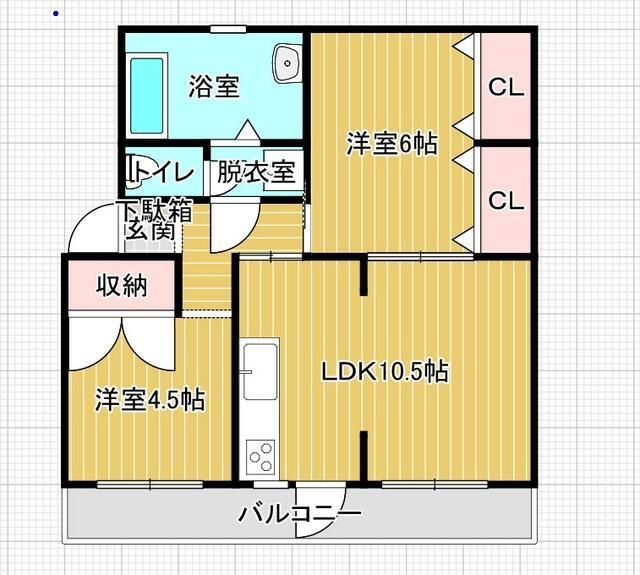 下麻生住宅の間取り写真