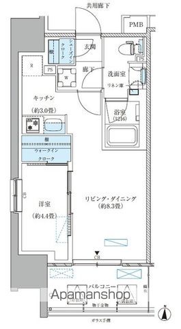 パークアクシス西大島コンフォートスクエアの間取り写真