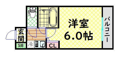 シャルマンフジ堺東壱番館の間取り写真