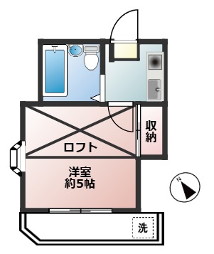 成田壱番館の間取り写真