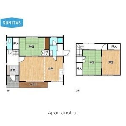 南郷通14丁目北戸建の間取り写真