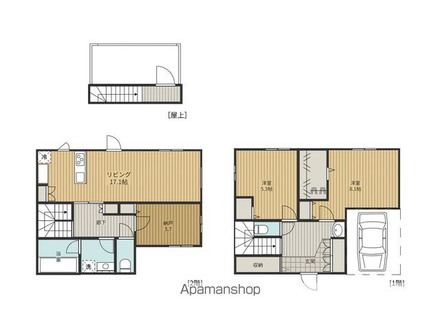 上鶴間本町6丁目戸建ての間取り写真