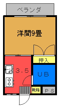 サンパレスIの間取り