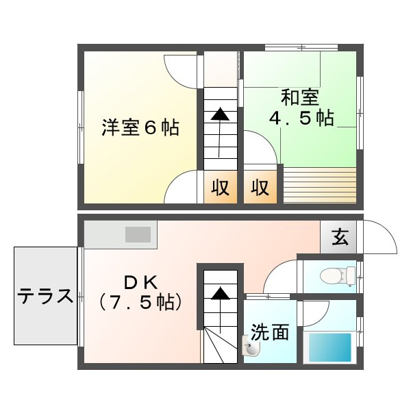 ふじコーポの間取り