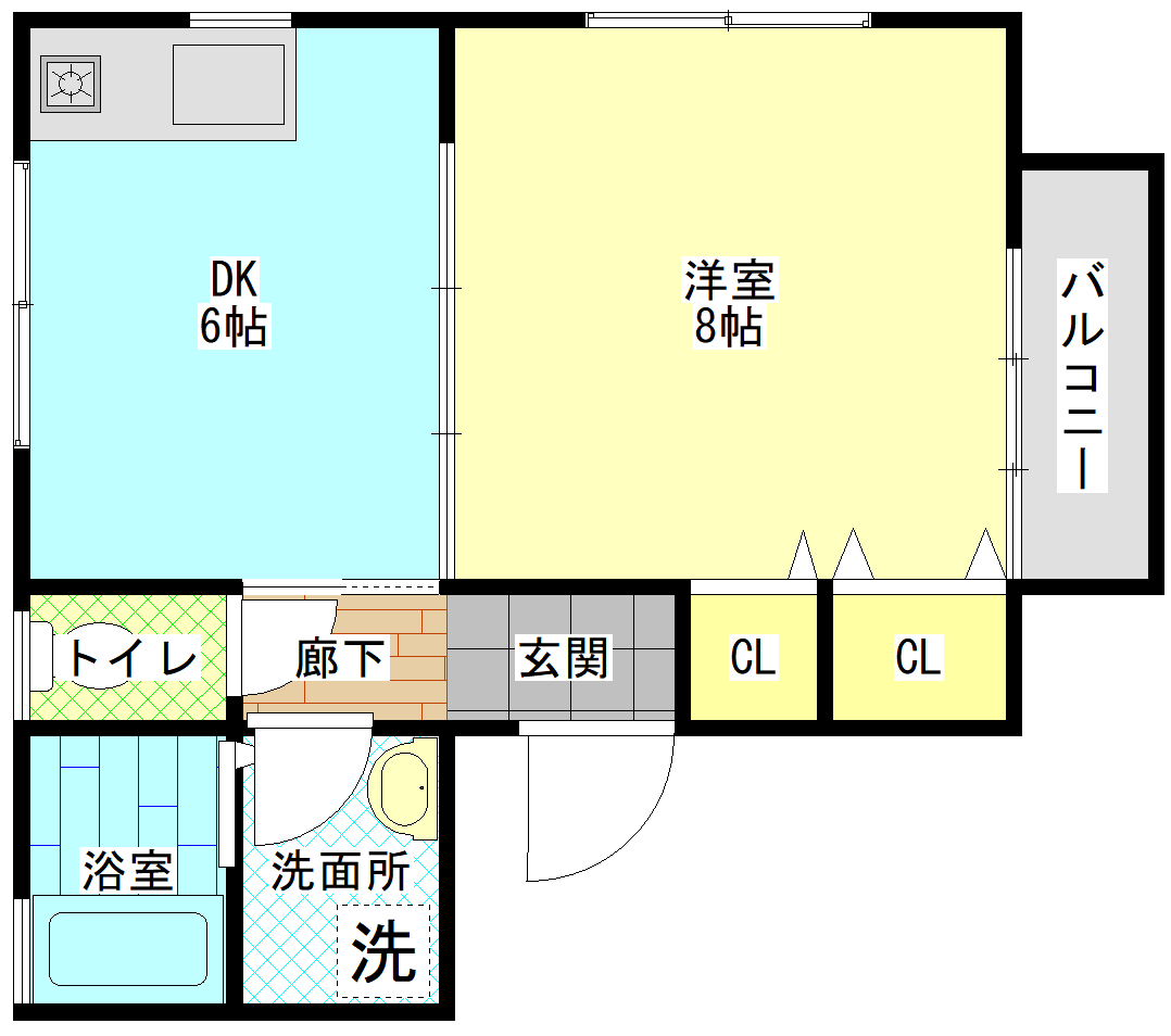 ヴァレイ・コーポの間取り