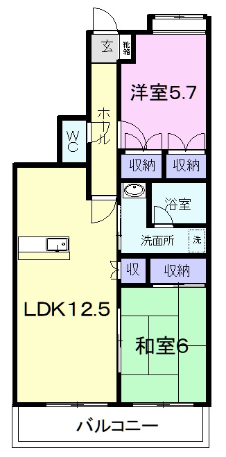 Ｋボヌールの間取り