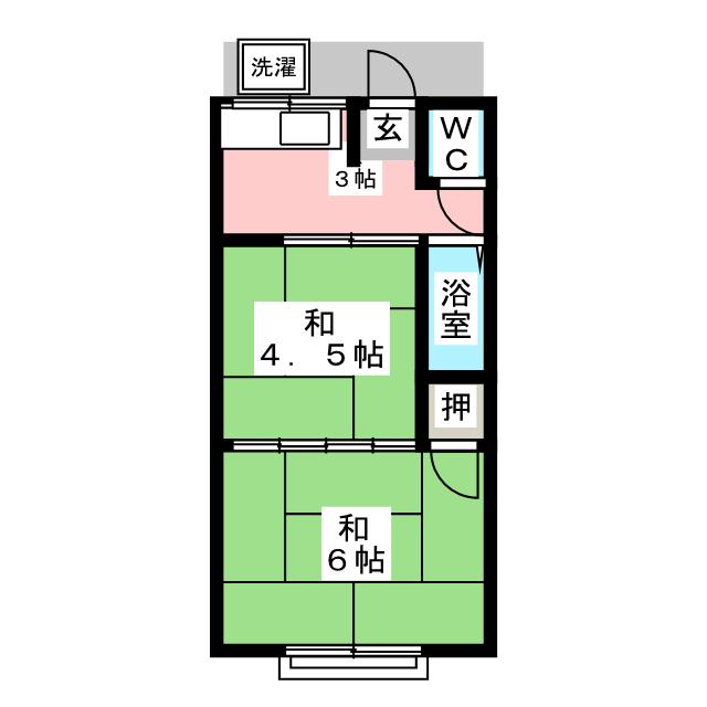 内田レジデンスの間取り