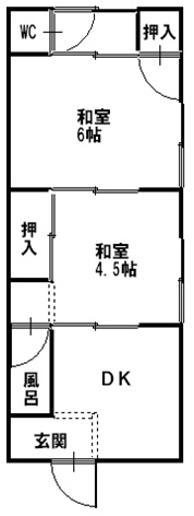 清水荘の間取り