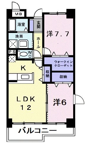 セントラルヴィレッジの間取り