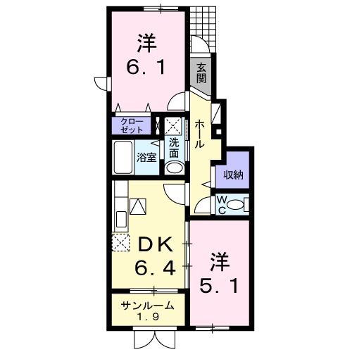 紫苑（シオン）IIの間取り