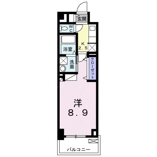 飯能市栄町のマンションの間取り