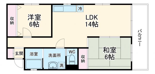 ドムール桂の間取り