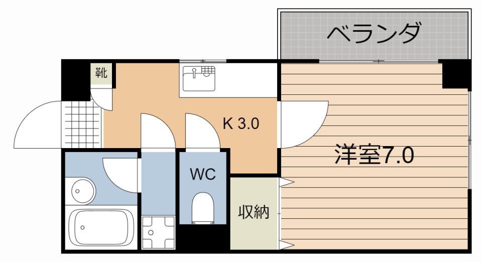 ＪＵＮハイツの間取り