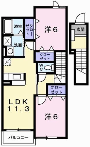 ベンファーターの間取り