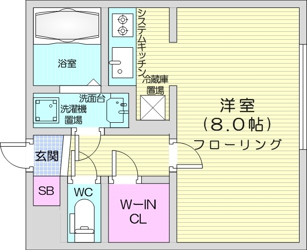 クレスト2の間取り