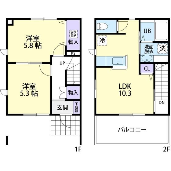 mi casitaの間取り