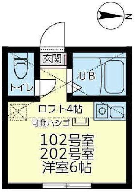 ユナイト子安イリューダの間取り