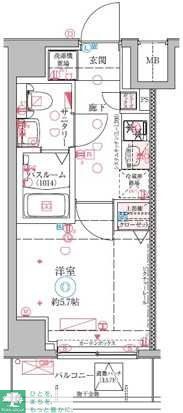 クレヴィスタ大井町の間取り