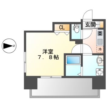 メイクス矢場町IIの間取り