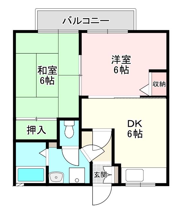 ルックスホームズＦの間取り