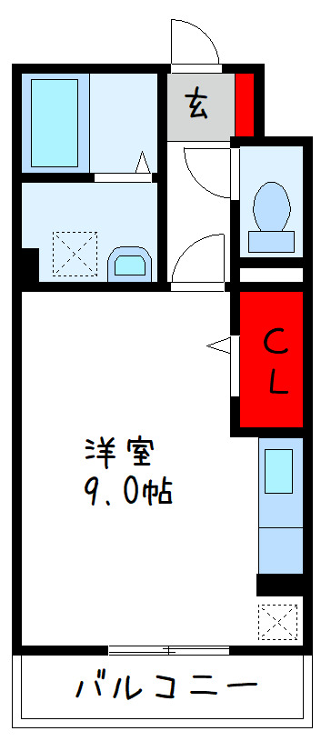 八尾市天王寺屋のアパートの間取り