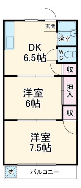 【ラ・メール鵠沼の間取り】