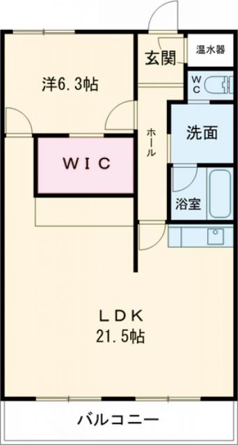 ＭＫタウン江場Ａの間取り