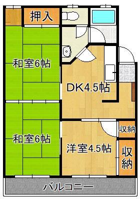 第三白石ビルの間取り