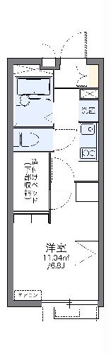 レオパレスサンフラワーＡの間取り