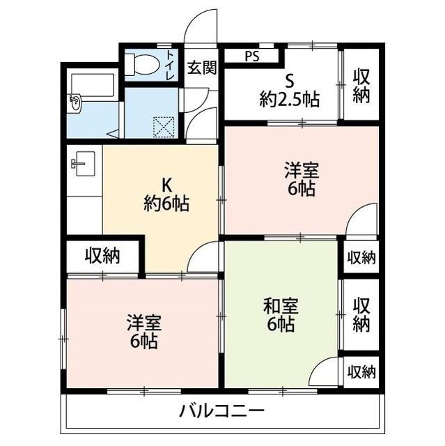 ヨコミゾマンションの間取り