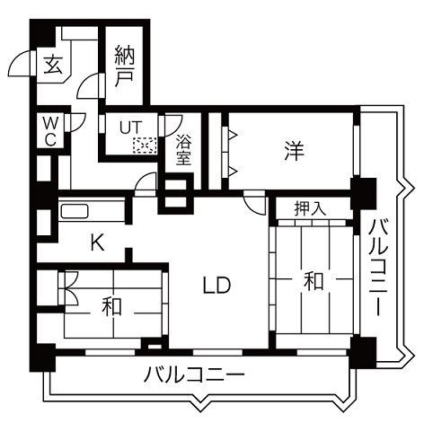 キャステール安倍館の間取り