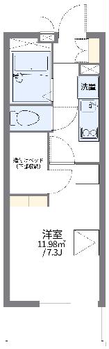 レオパレスヴィルヌーブの間取り