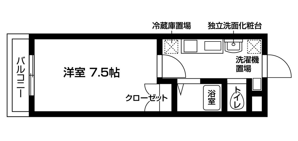 プログレッソ塩釜の間取り