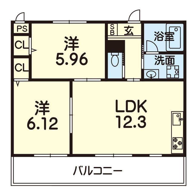 スライブ七番館の間取り