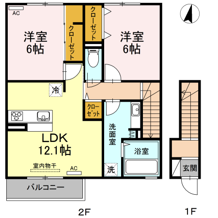 フォンテーヌの間取り