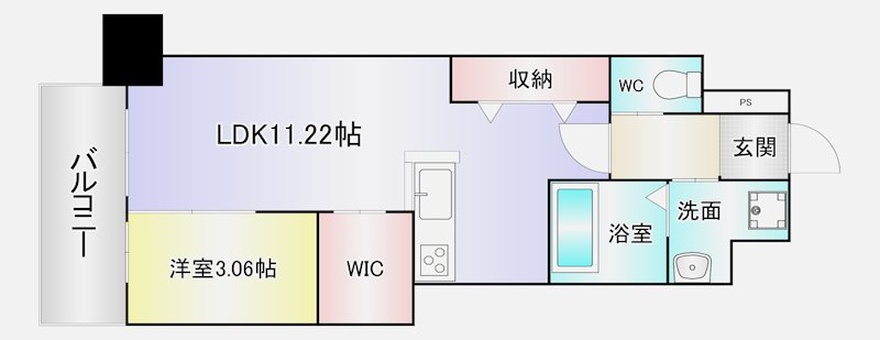 スマート大手町の間取り