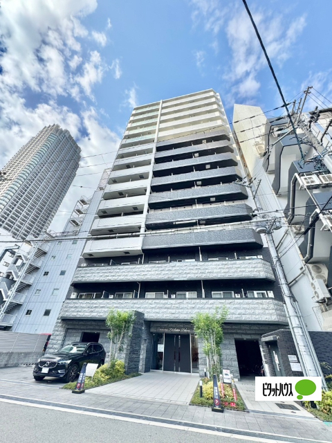 【大阪市中央区道修町のマンションの建物外観】