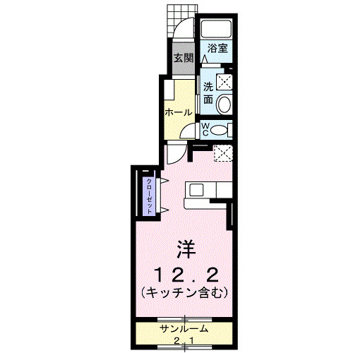 クロンドールIの間取り