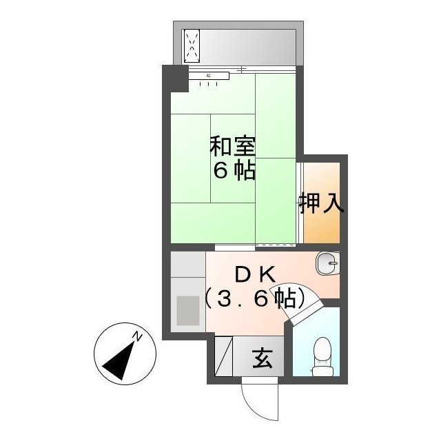 【グリーンコーポ山代スマートパーク前の間取り】