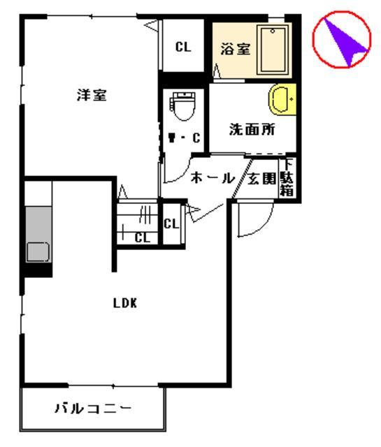 ソラーレＳの間取り