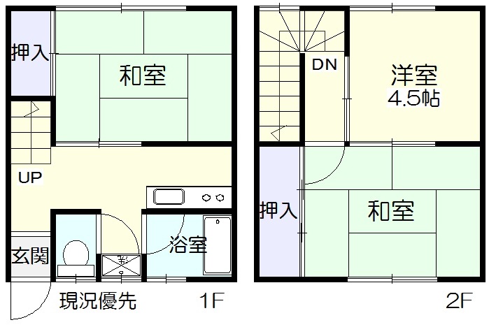 めのうアパートの間取り