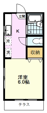 シャトレ恋ヶ窪の間取り