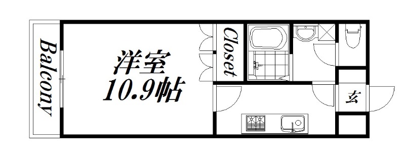 【浜松市中央区志都呂のアパートの間取り】