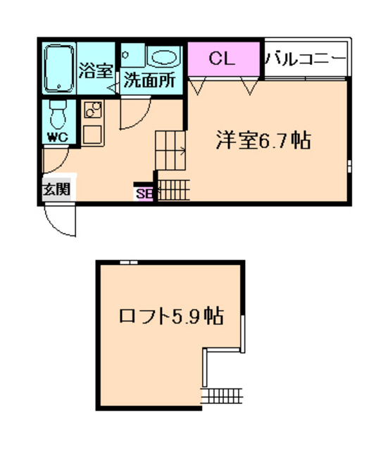 アミールエイトの間取り