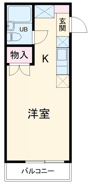 川崎市多摩区登戸のマンションの間取り