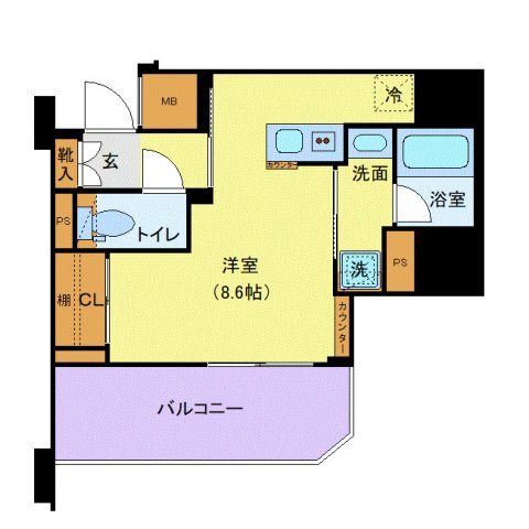 LUMEED南千住の間取り